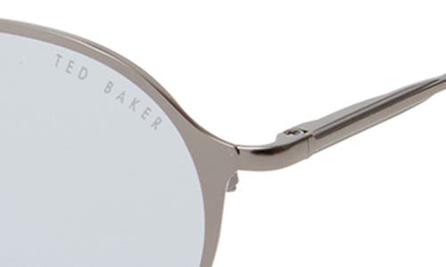 TED BAKER TED BAKER LONDON 49MM FULL RIM POLARIZED ROUND SUNGLASSES