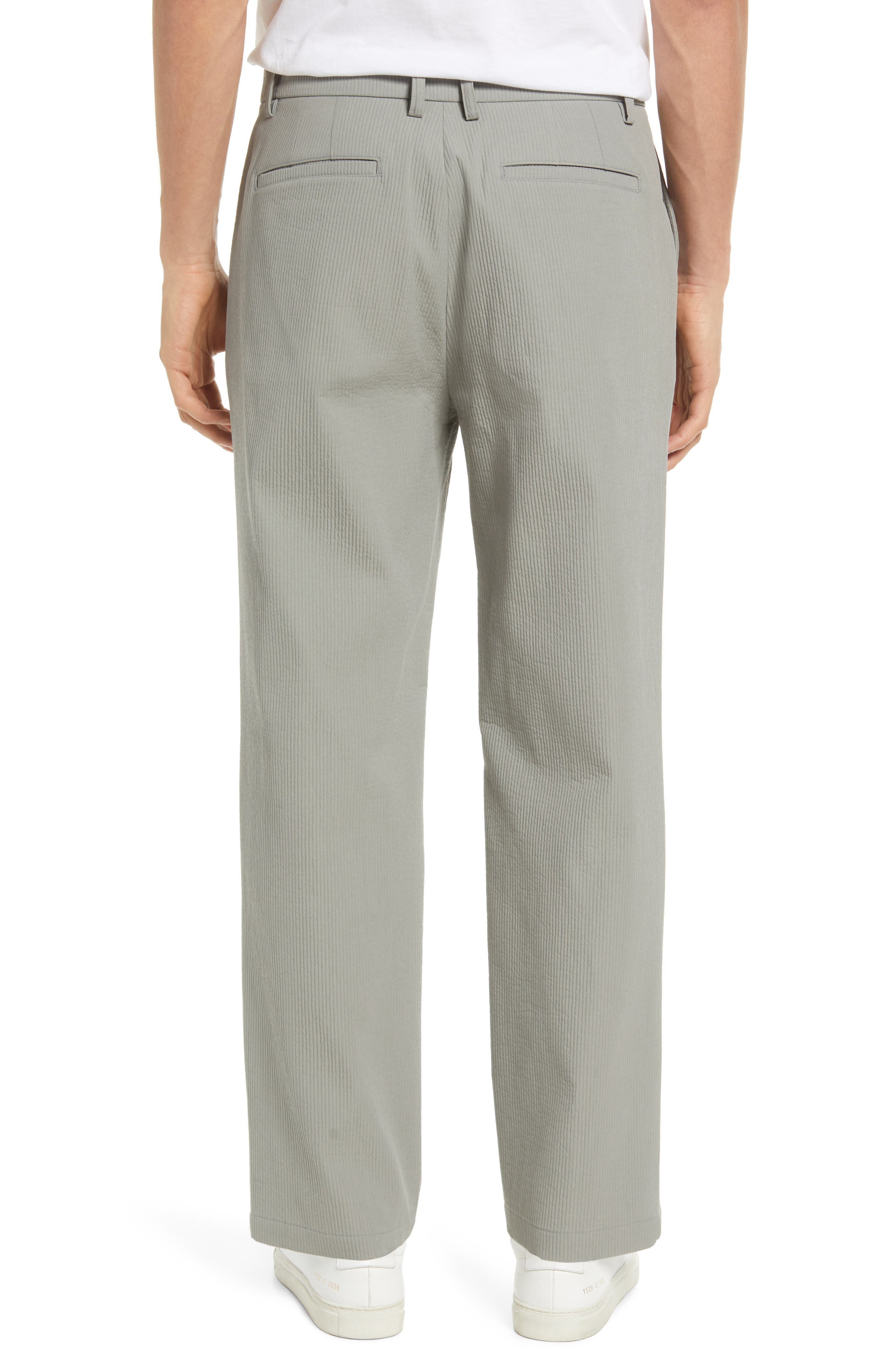 IISE Men's Nubi Ribbed Flat Front Pants 