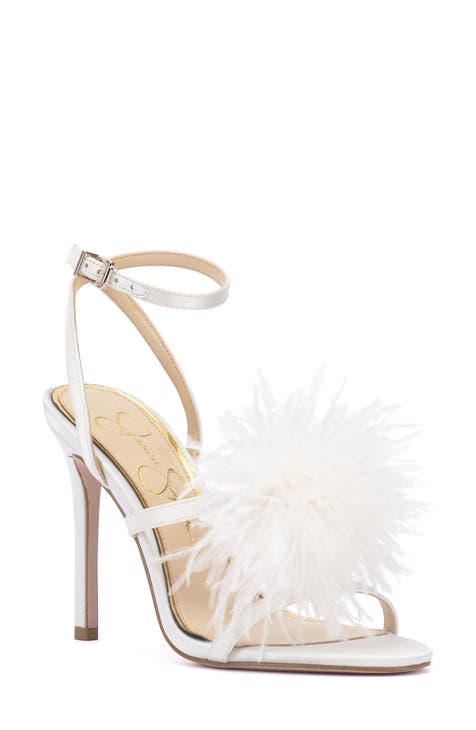 dillards white heels