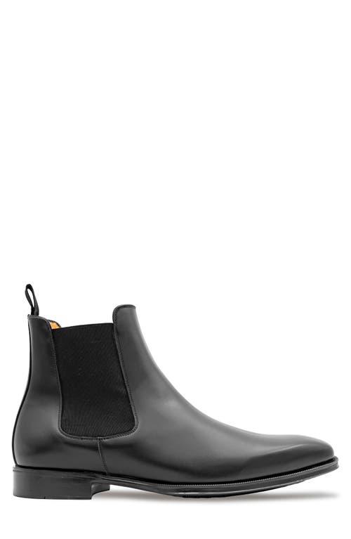 Mezlan Cervantes Plain Toe Chelsea Boot In Black