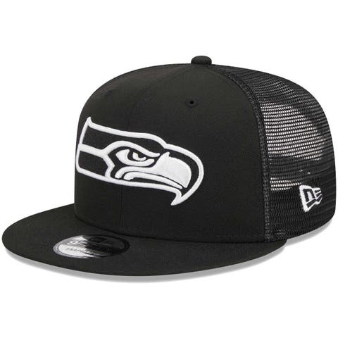 Seattle Seahawks New Era Two-Tone Chrome Classic 9FIFTY Snapback Hat -  Cream/College Navy