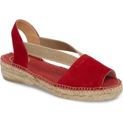 Toni Pons Ella Espadrille Sandal, Red