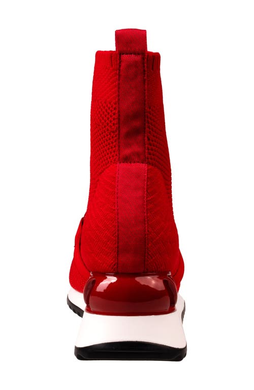 Ninety Union Brooklyn Pull-on Sneaker In Red