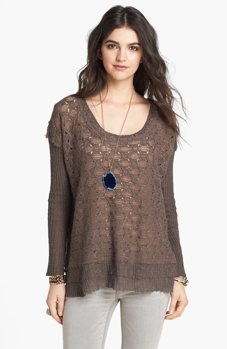 Free People Textured Pullover | Nordstrom