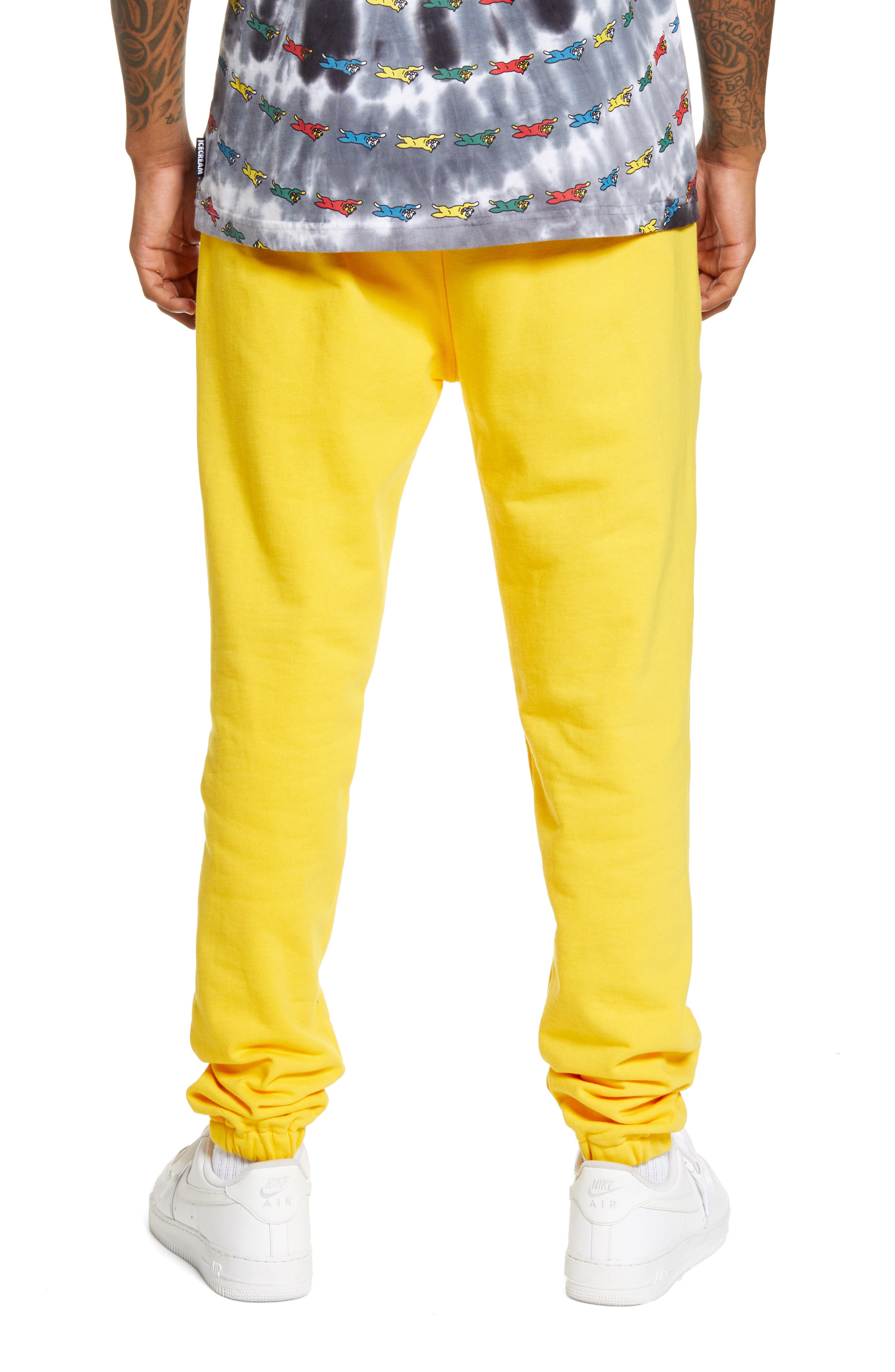 cream sweatpants