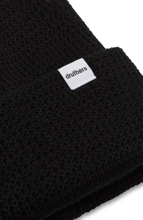 DRUTHERS NYC DRUTHERS NYC ORGANIC COTTON WAFFLE KNIT BEANIE 