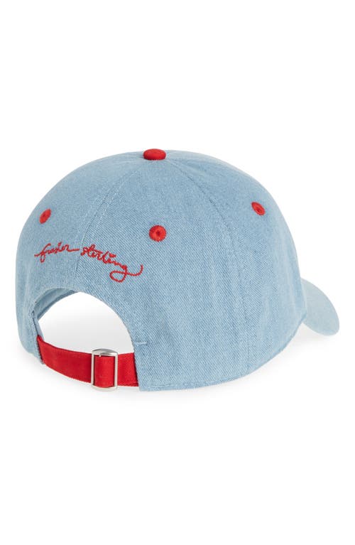 Shop Frasier Sterling Embroidered Pickle Ball Baseball Cap In Blue