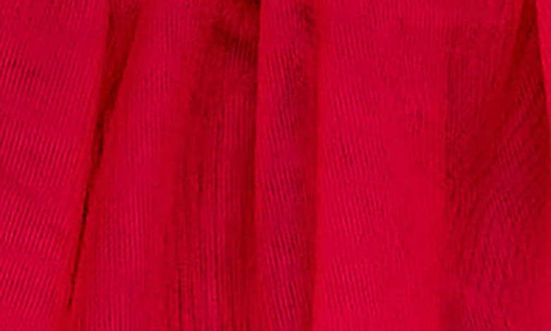 ENDLESS ROSE ENDLESS ROSE RUFFLE MESH MIXED MEDIA TOP