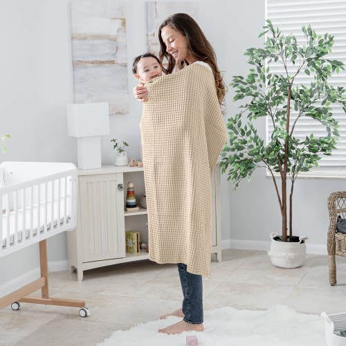 Comfy Cubs Baby Waffle Blankets In Sand