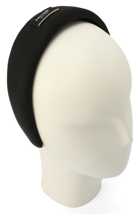 Shop Kate Spade Sam Woven Headband In Black