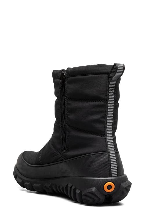 Shop Bogs Cedar Quilted Waterproof Boot In Black