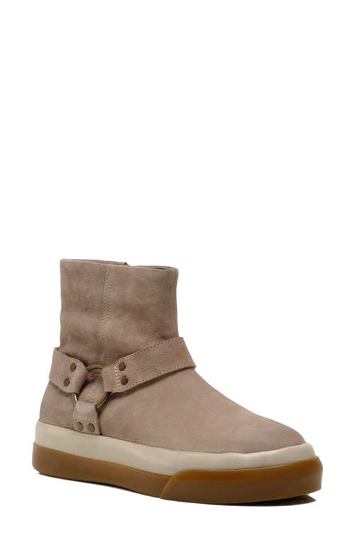 Bodhi Harness Sneaker Bootie in Moon Rock Suede