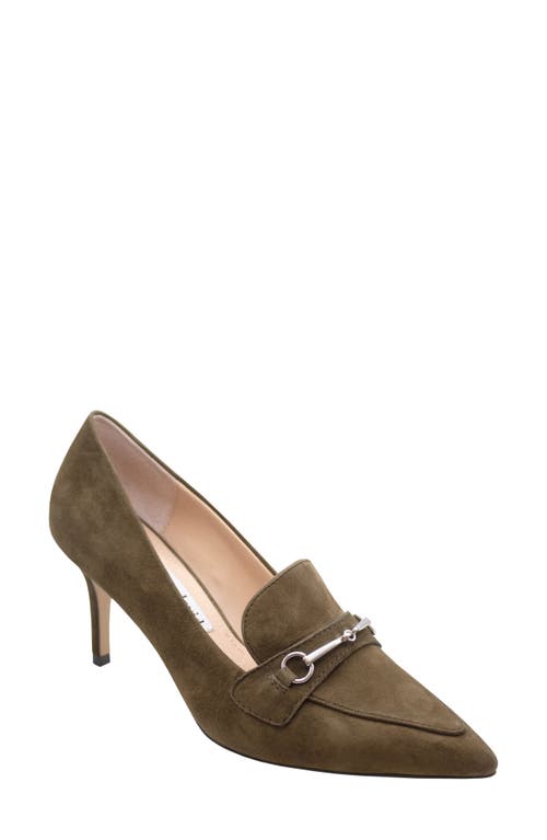 Ambient Pointed Toe Pump in Olive