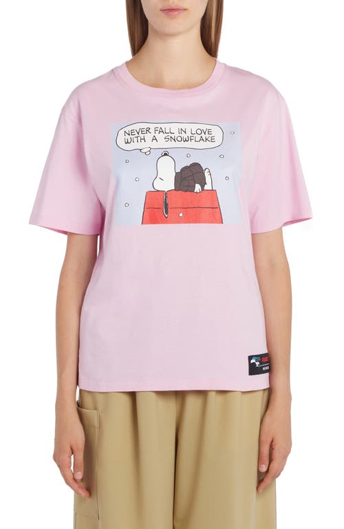 Moncler x Peanuts Woodstock Graphic Tee in Pink at Nordstrom, Size X-Large