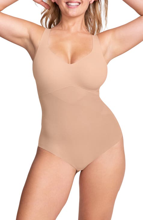 Women Bodysuit Shapewear Tummy Control Jumpsuits Tops Sleeveless Camisole Body  Shaper with Built-in Bra,Beige-L (Beige XL) : : Clothing, Shoes &  Accessories