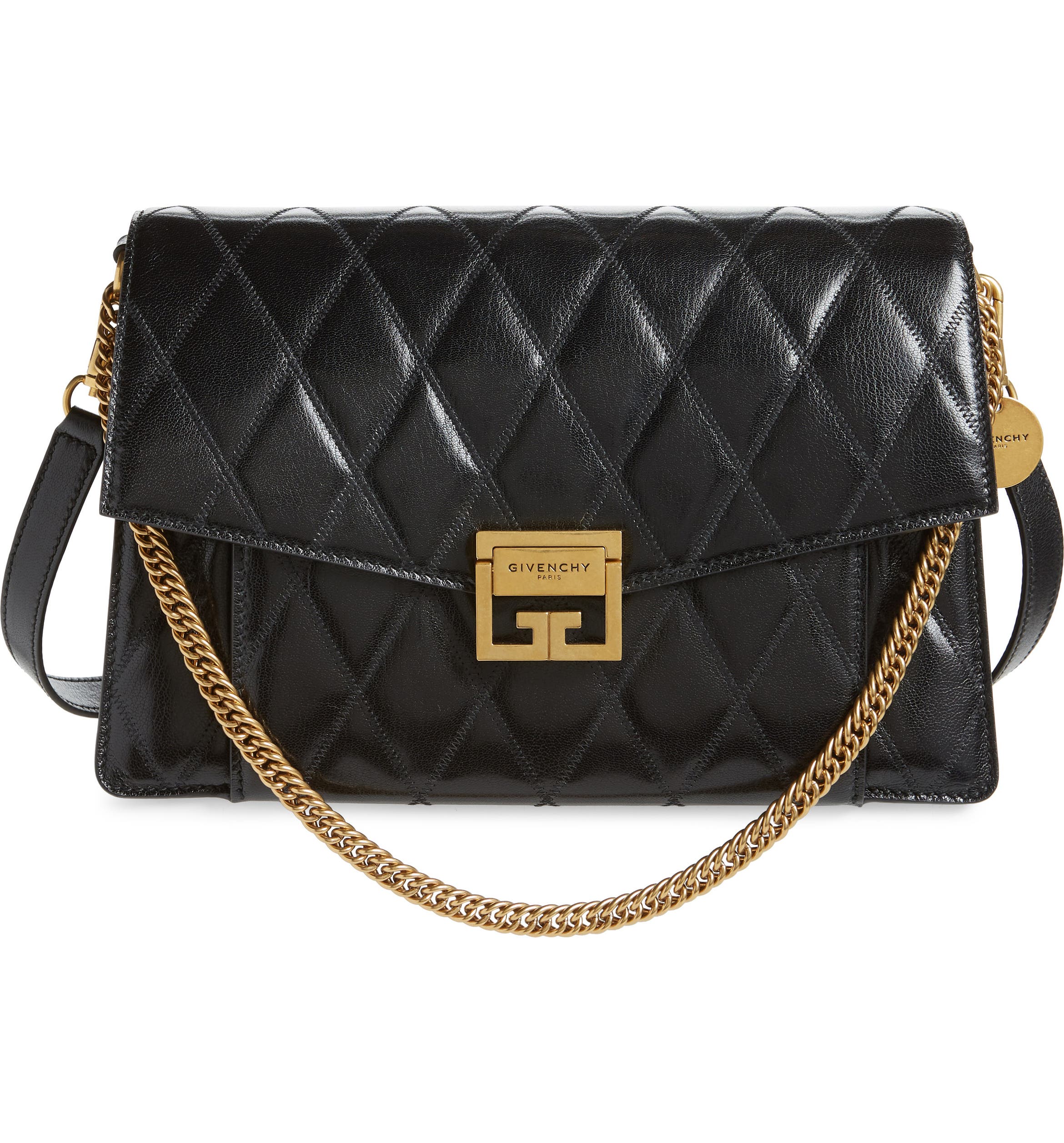 Givenchy Medium GV3 Quilted Leather Crossbody Bag | Nordstrom