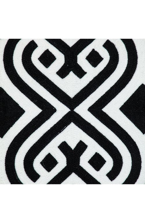 Parkland Collection Vega Throw Pillow In Black