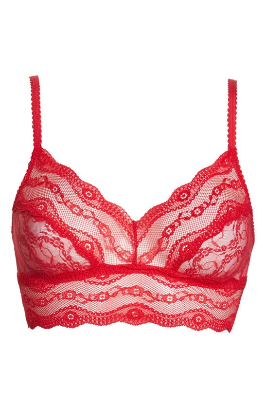 Shop B.tempt'd By Wacoal Lace Kiss Bralette In Crimson