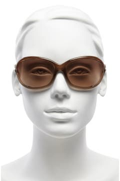 Tom Ford Jennifer 61mm Oval Oversize Frame Sunglasses | Nordstrom