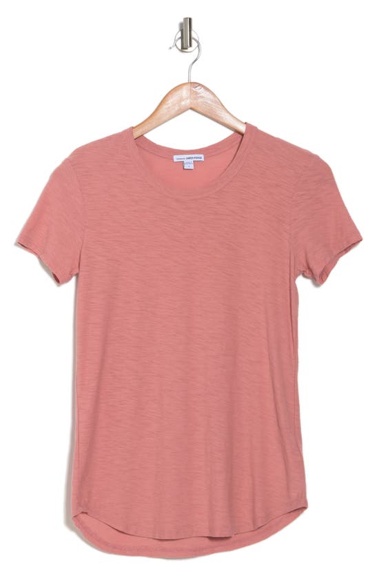 James Perse Crewneck Tee In Old Rose