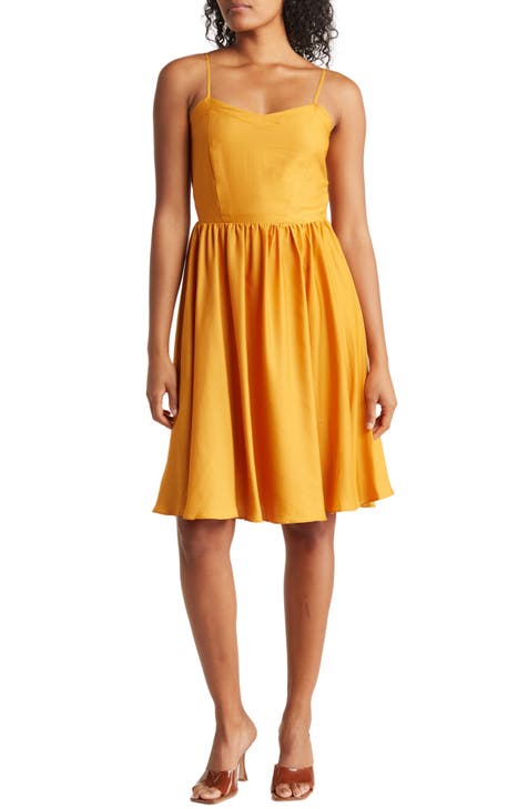 orange dress nordstrom rack