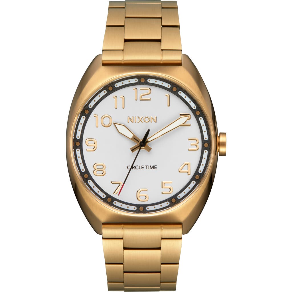 Nixon Mullet Bracelet Watch, 38mm In Gold