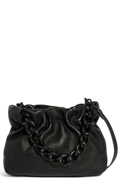 Convertible Top Handle Bag in Black