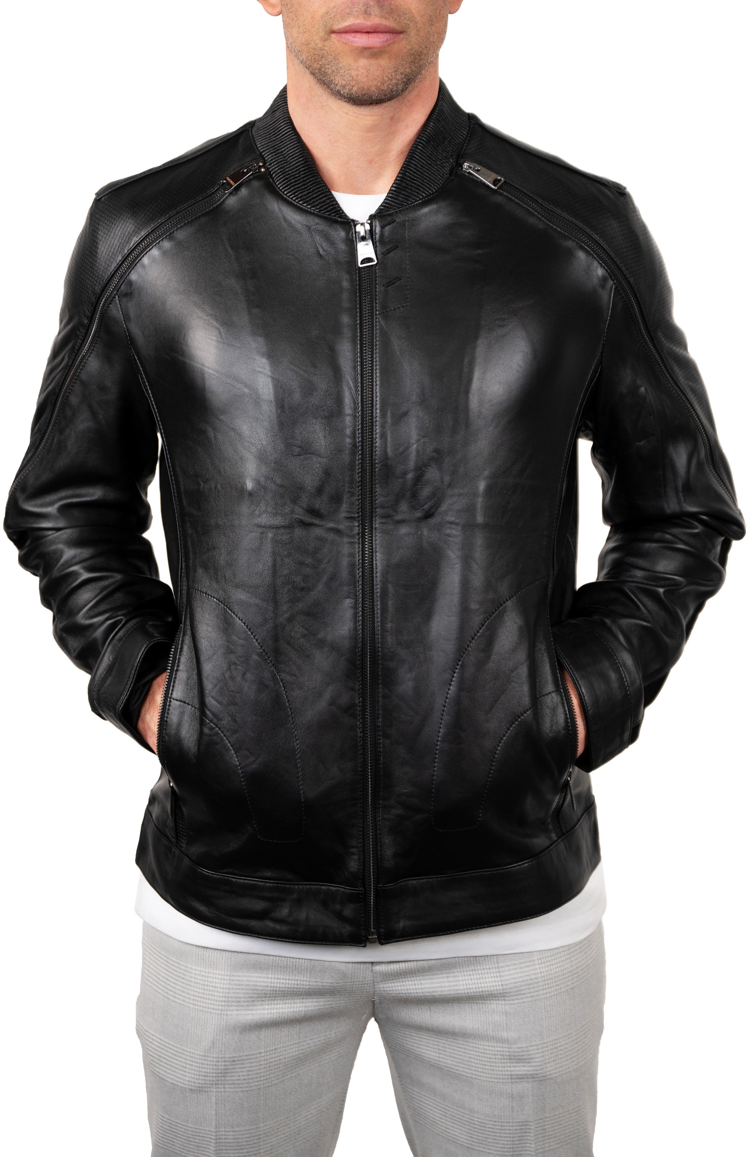 maceoo leather jacket