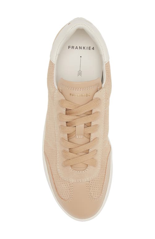 Shop Frankie4 Drew Sneaker In Sand Suede