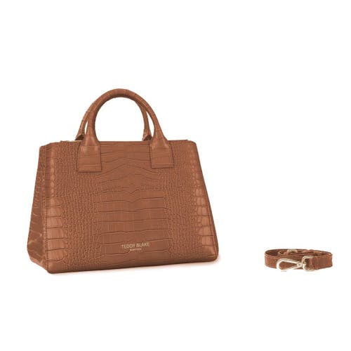 Teddy Blake Bella Croco 12" In Camel Brown