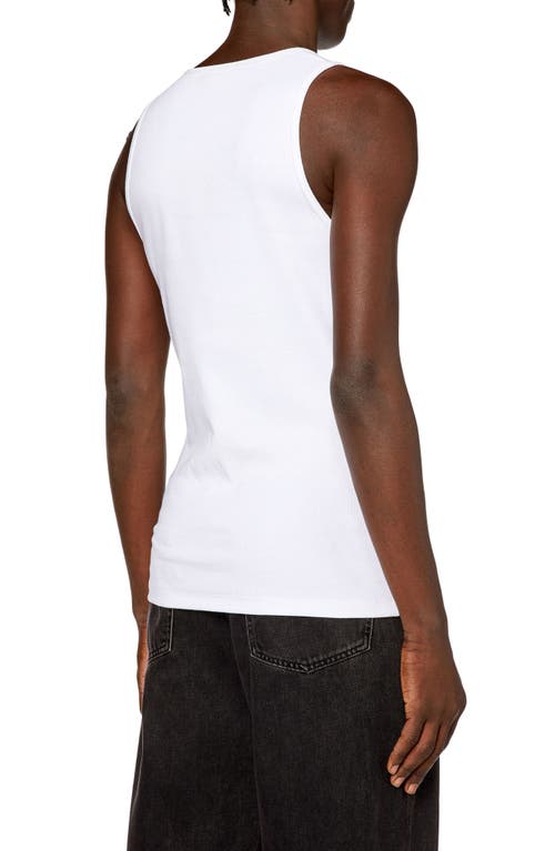 Shop Diesel ® T-lifty-d Fitted Tank Top In White