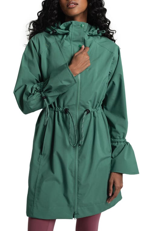 Piper Waterproof Oversize Rain Jacket in Basil
