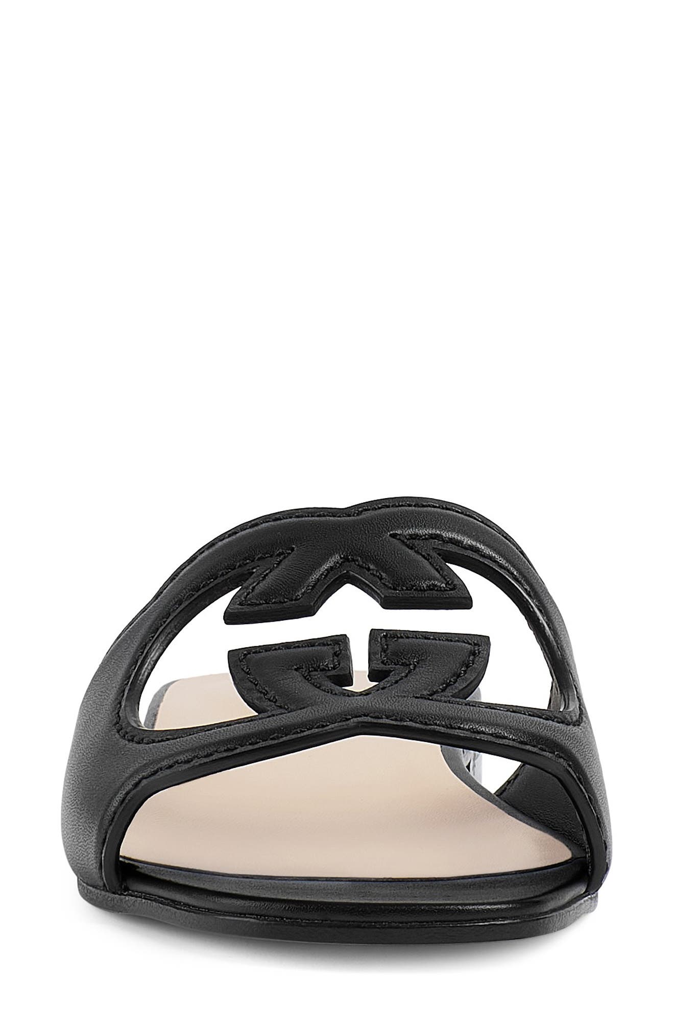 Gucci Interlocking G Cutout Slide Sandal (Women) Nordstrom