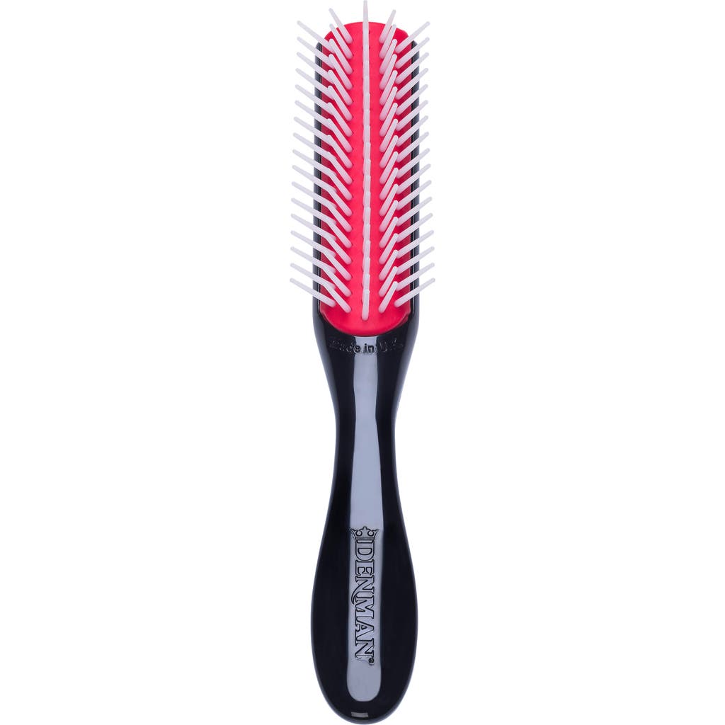 Denman D14 Original Styler Five-row Brush In Black And Red