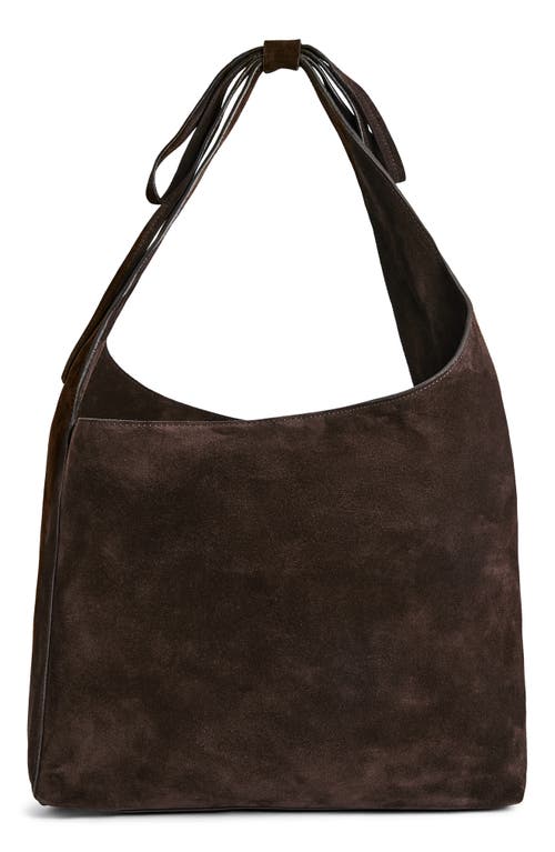 Shop Reformation Medium Vittoria Leather Tote In Boss Suede