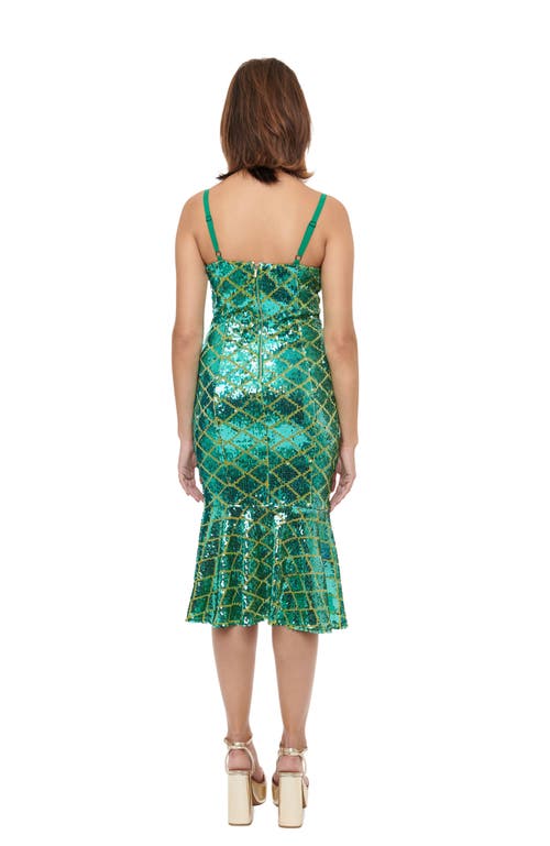 UNIQUE VINTAGE UNIQUE VINTAGE SEQUIN WIGGLE DRESS