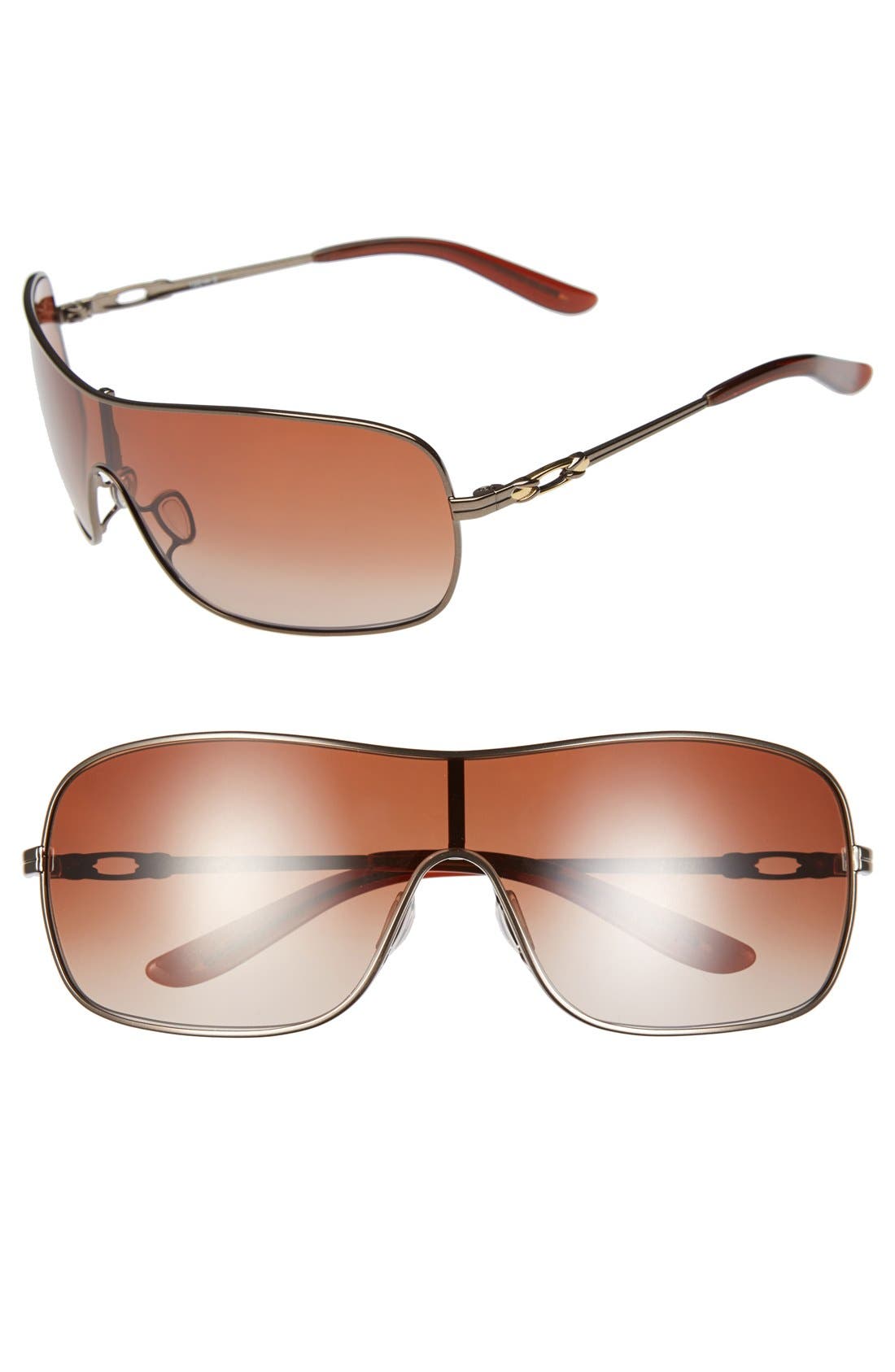 Oakley 'Distress' 150mm Polarized Shield Sunglasses Nordstrom