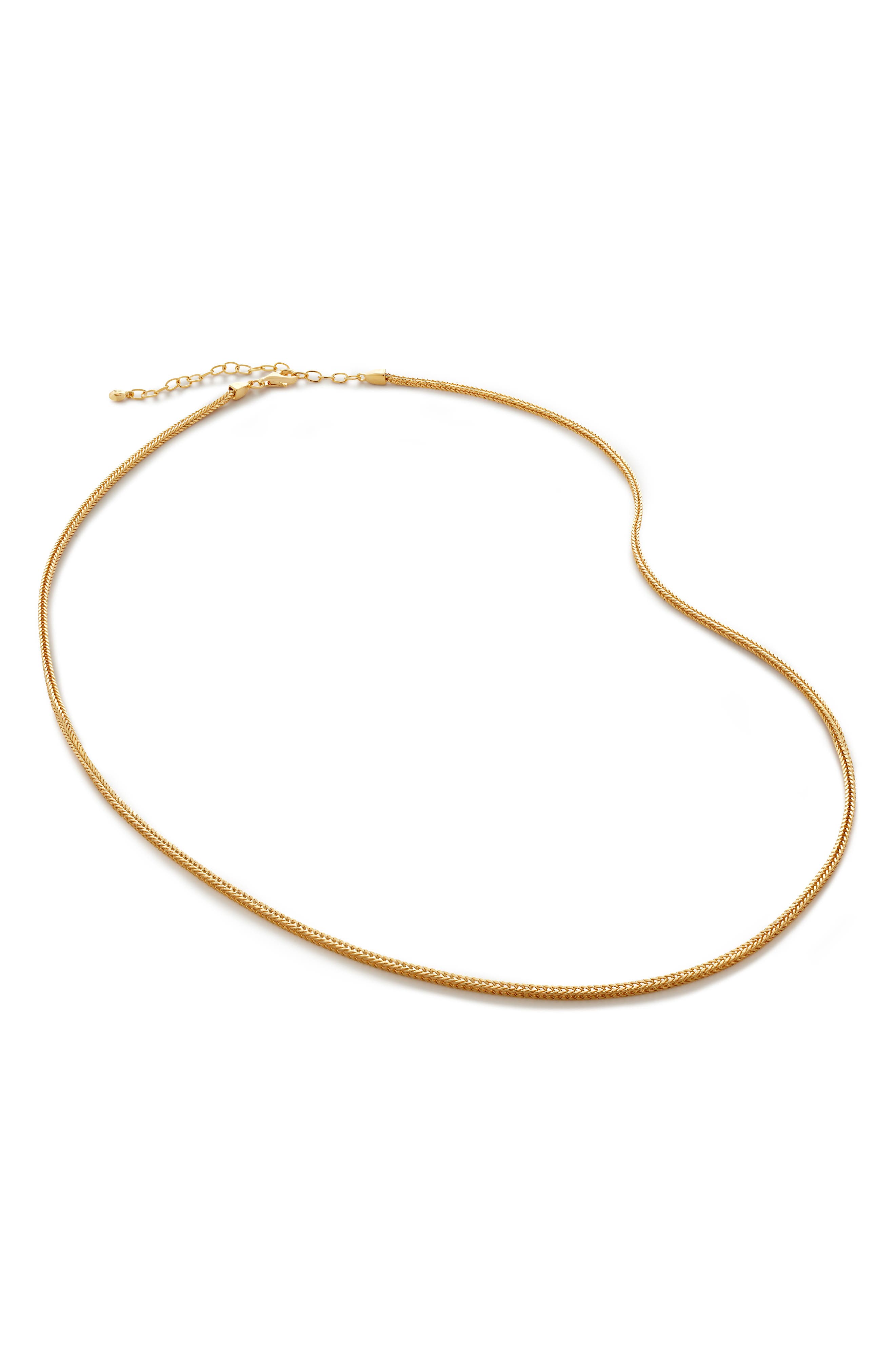 Monica Vinader Juno Fine Chain Necklace Nordstrom