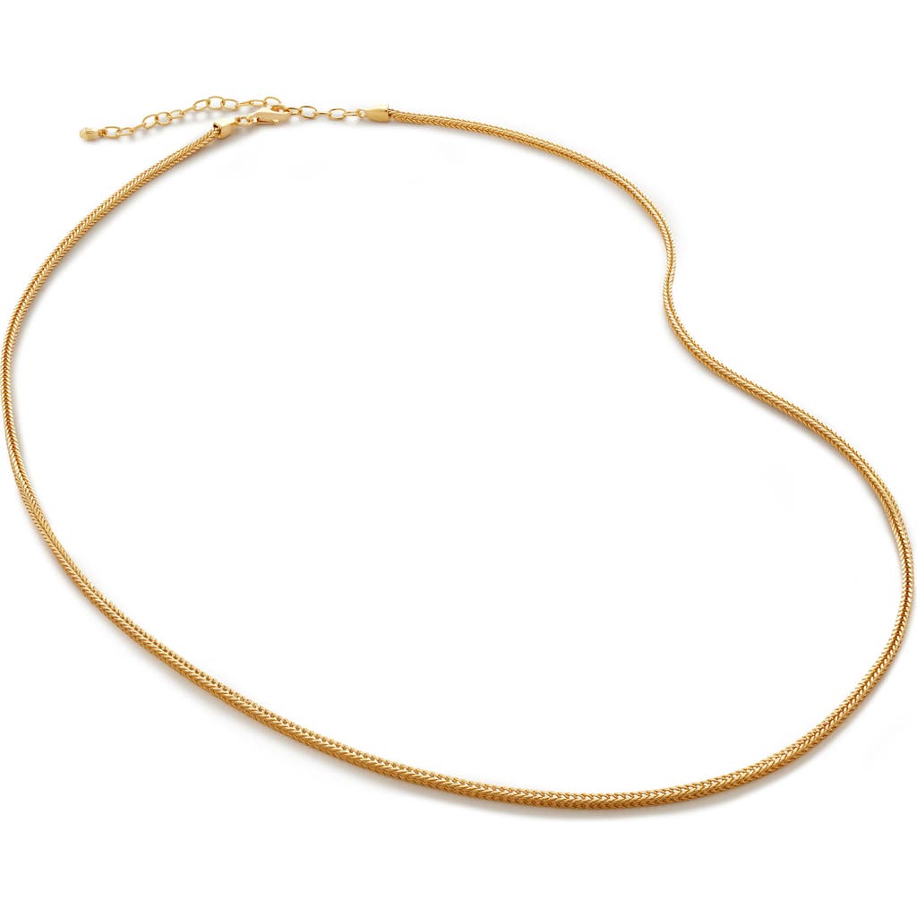 Monica Vinader Juno Fine Chain Necklace In Gold