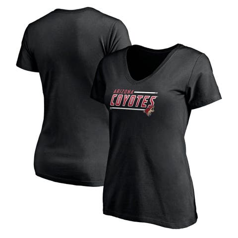 Women's Las Vegas Raiders NFL Pro Line by Fanatics Branded Black Spirit  Jersey Goal Line V-Neck T-Shirt