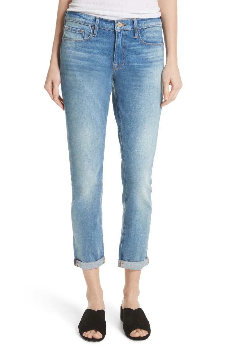 Frame Le Garcon Crop Slim Boyfriend Jeans Silva Nordstrom