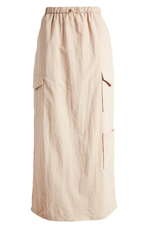 Shop Something New Alicia Parachute Maxi Skirt In Brazzilian Sand