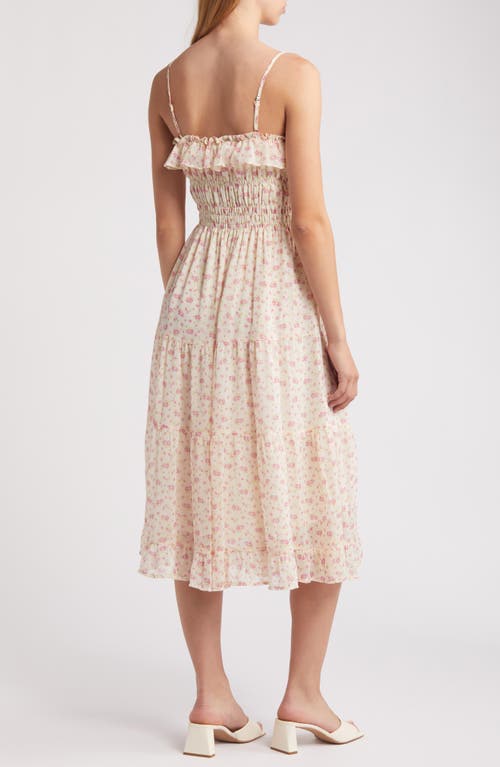 All In Favor All In Cream Pink Floral