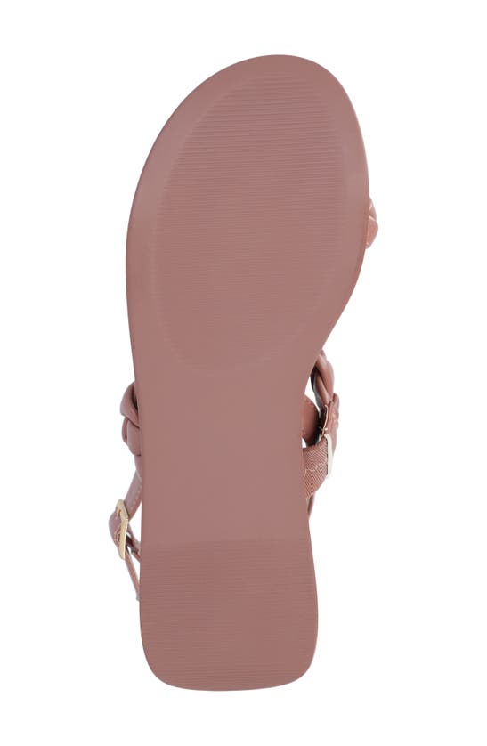 Shop Journee Collection Zannah Braided Tru Comfort Platform Sandal In Rose