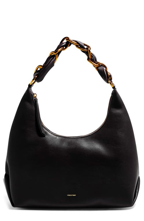 HOUSE OF WANT We Are Spectacular Vegan Leather Shoulder Bag in Onyx