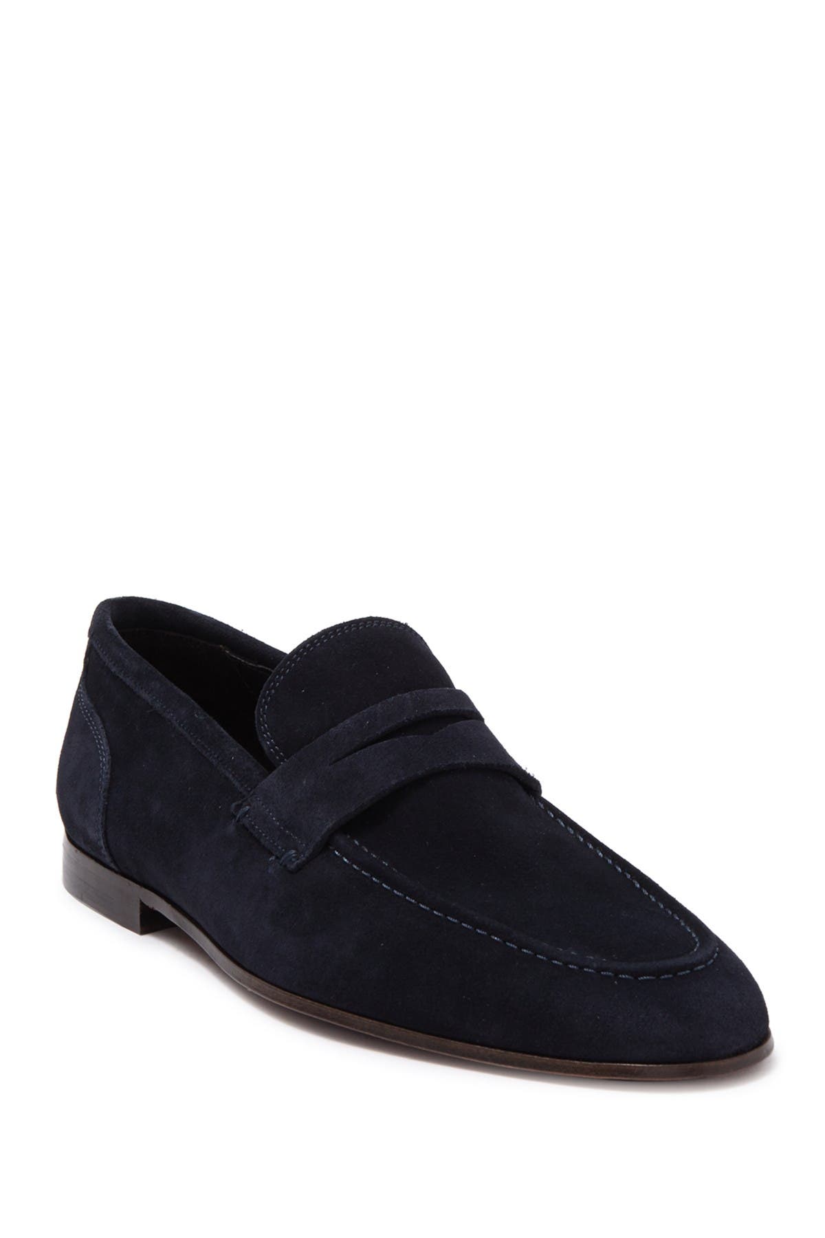 To Boot New York Deville Leather Penny Loafer In Blue