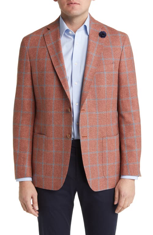 Hart Schaffner Marx New York Super Soft Silk & Wool Jacket in Cinnamon