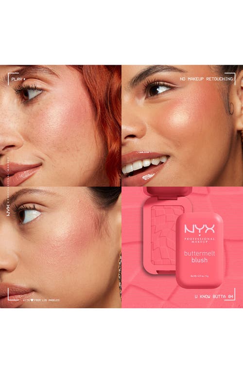Nyx Professional Makeup Buttermelt Blush In U Know Butta