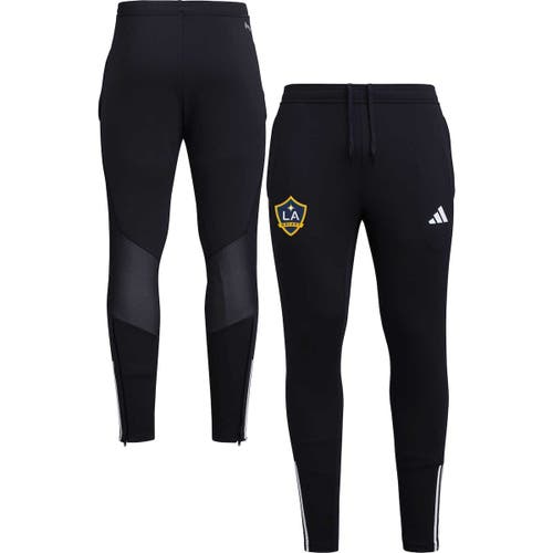 Men's adidas Black LA Galaxy 2023 On-Field Team Crest AEROREADY Training Pants