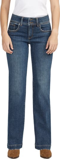 Silver Jeans Co. Suki Curvy Mid Rise Trouser Jeans